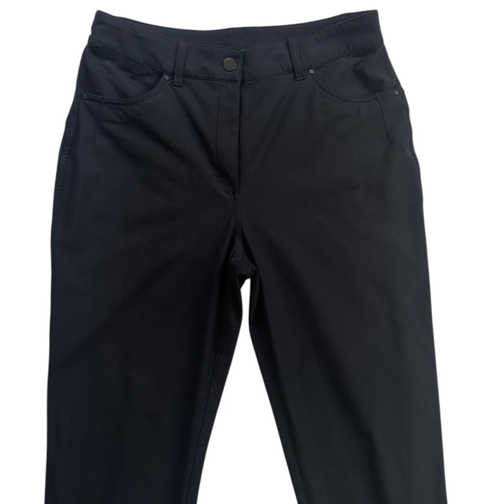 Lululemon City Sleek 5 Pocket High Rise Pants Womens 8 Black Excellent Condition - Picture 3 of 7